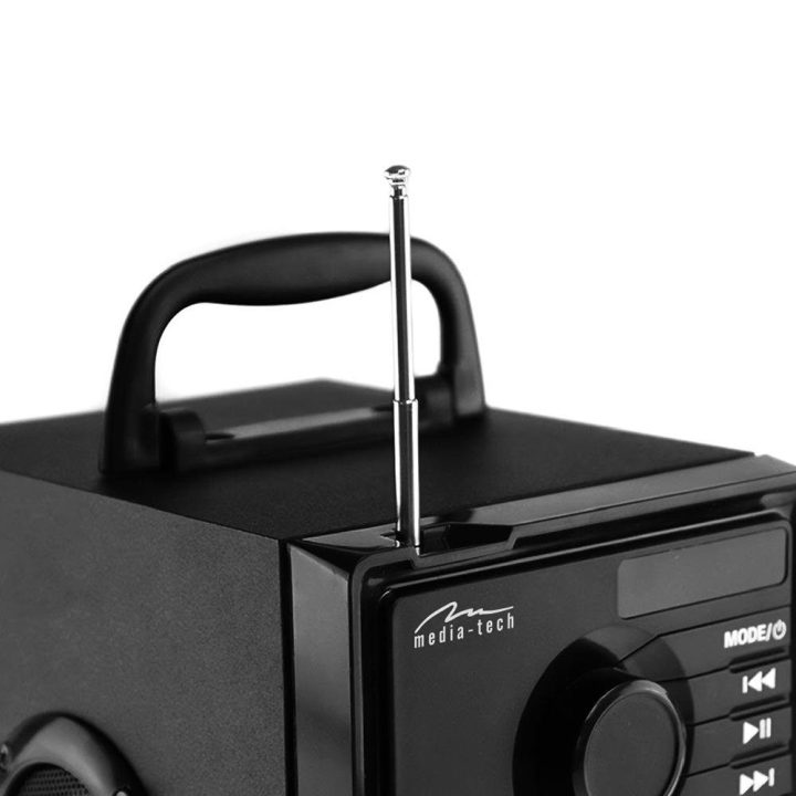 Sidabrinis Bluetooth garsiakalbis Media-Tech MT3179 Boombox