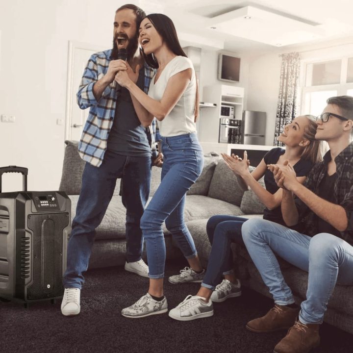 Bluetooth kolonėlė su belaidžiu mikrofonu Manta SPK1203B100 LETO