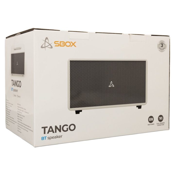 Bluetooth garsiakalbis Sbox BT-60 Tango White, 60 W