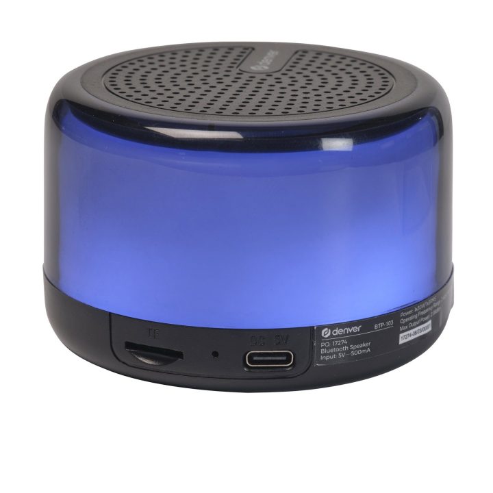 Bluetooth garsiakalbis Denver BTP-103 su RGB apšvietimu