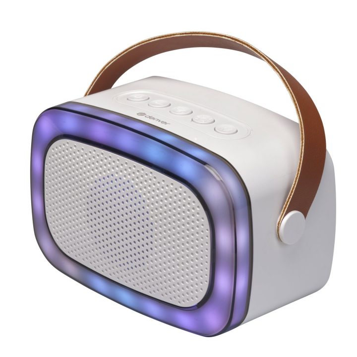 Bluetooth garsiakalbis Denver BTM-610 su mikrofonu ir LED apšvietimu