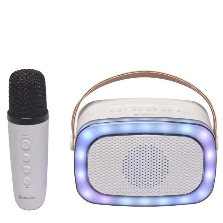 Bluetooth garsiakalbis Denver BTM-610 su mikrofonu ir LED apšvietimu