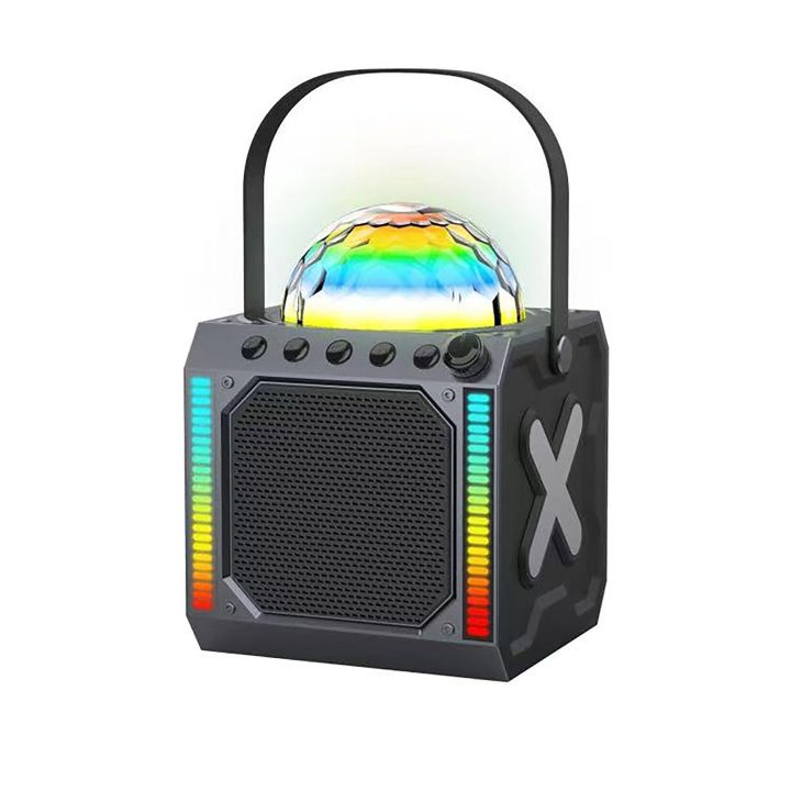 Bluetooth garsiakalbis Denver BTM-618 su mikrofonu ir LED apšvietimu