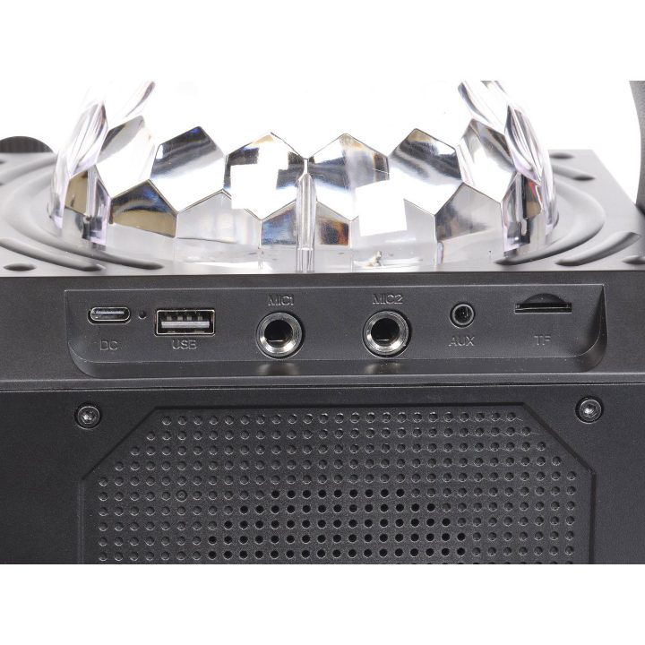 Bluetooth garsiakalbis Denver BTM-618 su mikrofonu ir LED apšvietimu