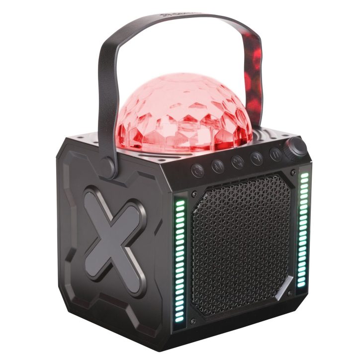 Bluetooth garsiakalbis Denver BTM-618 su mikrofonu ir LED apšvietimu