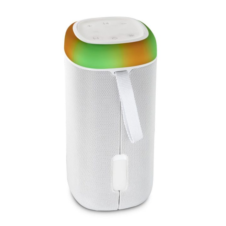 Belaidis garsiakalbis su LED apšvietimu Hama Shine 2.0, baltas