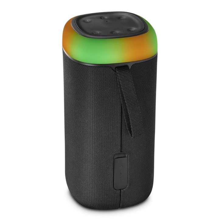 Juodas Bluetooth garsiakalbis Hama Shine 2.0 su LED apšvietimu