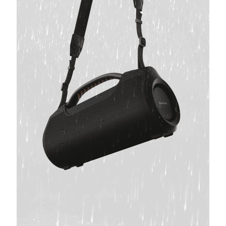 Nešiojama kolonėlė Hama Soundbarrel 2.0, juoda