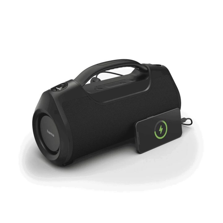 Nešiojama kolonėlė Hama Soundbarrel 2.0, juoda