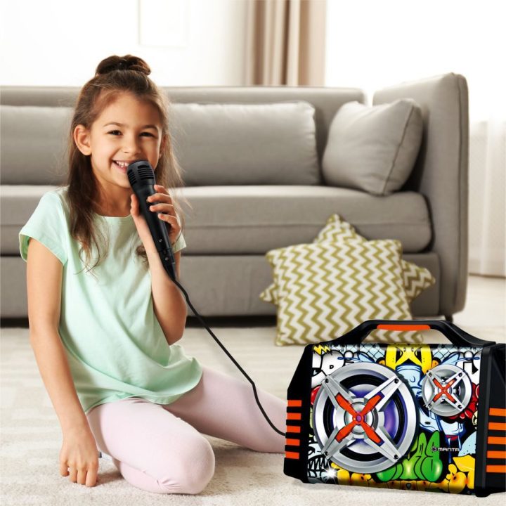 Karaokės kolonėlė Manta SPK1005PRO Helios 2 su mikrofonu