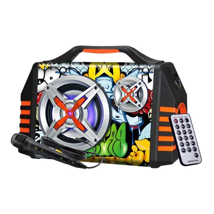 Karaokės kolonėlė Manta SPK1005PRO Helios 2 su mikrofonu