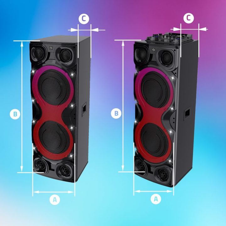 Manta Minos Pro 800 W kolonėlių komplektas, L/R