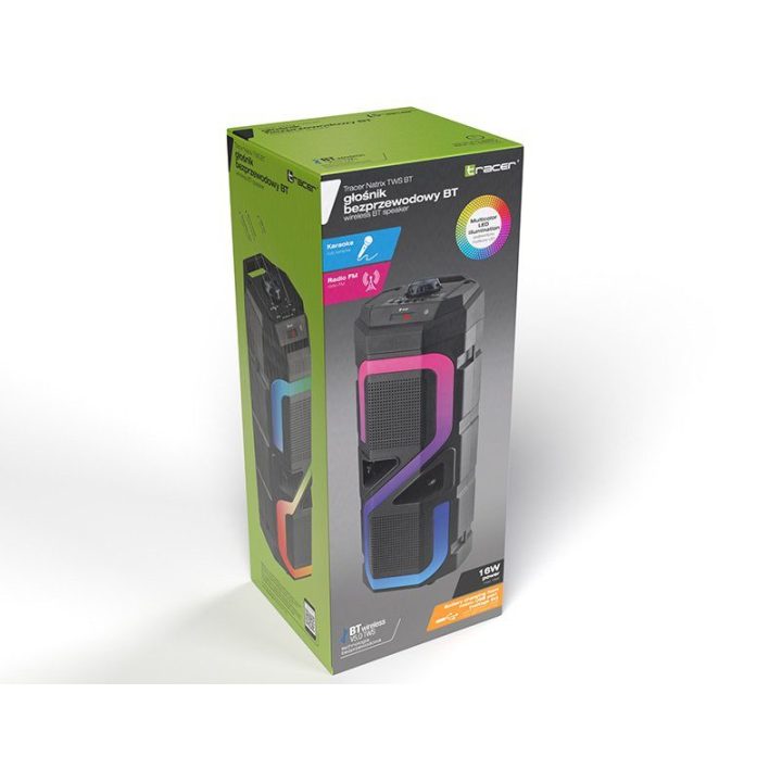 Tracer Natrix TWS Bluetooth kolonėlė, juoda