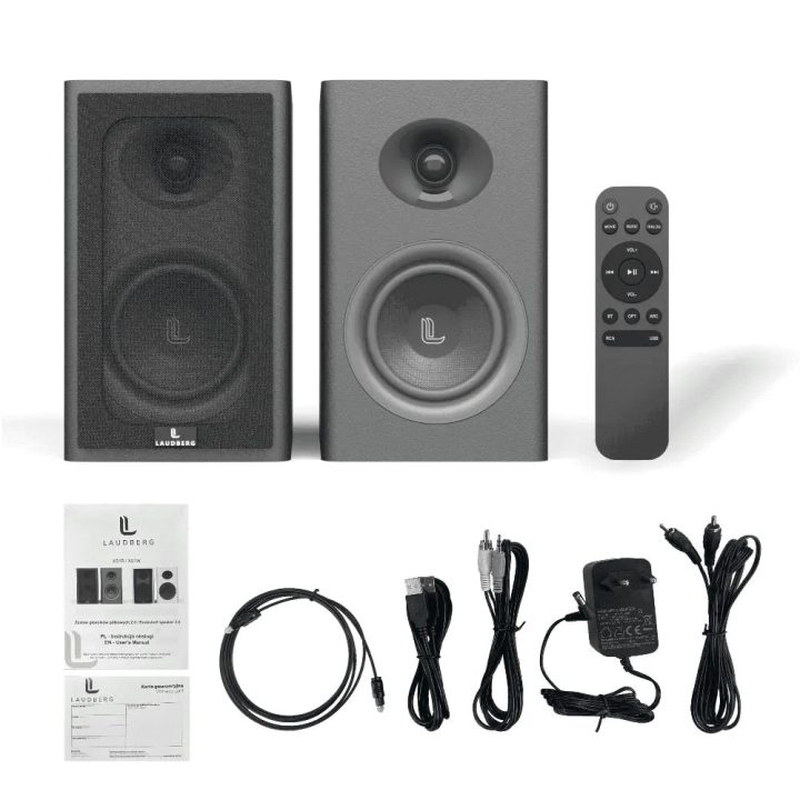 Laudberg XS1B 2.0 lentyninės kolonėlės, 80 W, juodos