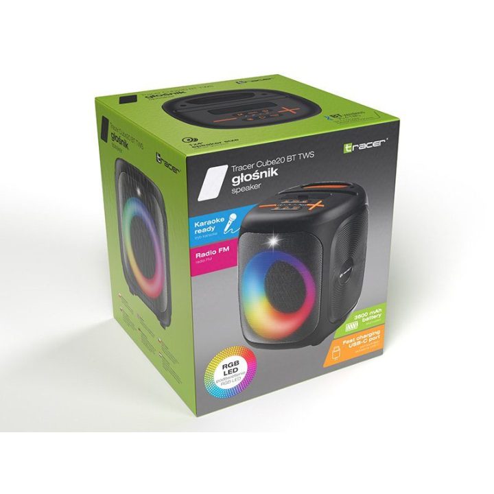 Tracer Cube20 BT TWS Bluetooth garsiakalbis, 20 W