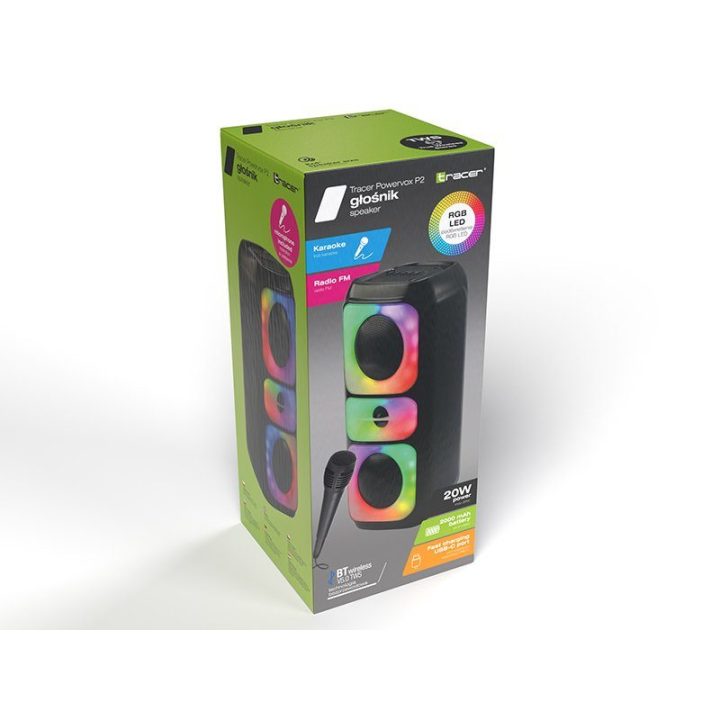 Tracer Powervox P2 TWS BT belaidė kolonėlė
