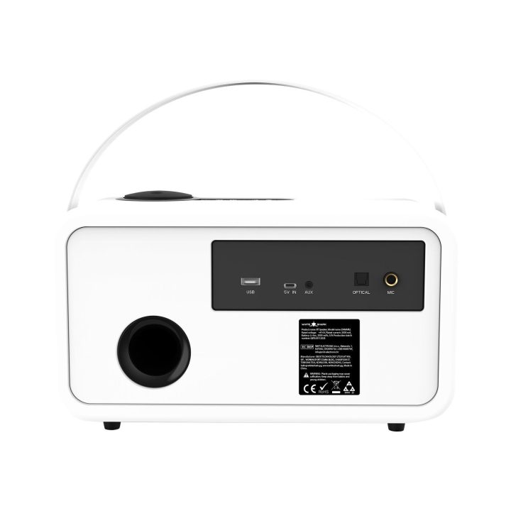 Balta Bluetooth kolonėlė White Shark GBT-630 DAMARU, 30 W RMS