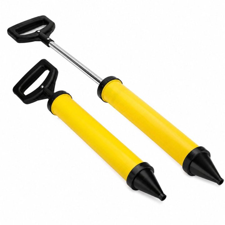 Grunto pumpa su 4 antgaliais, 60 cm