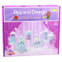 Kūrybinis lėlių aprangos kūrimo rinkinys Little Fashion Designer