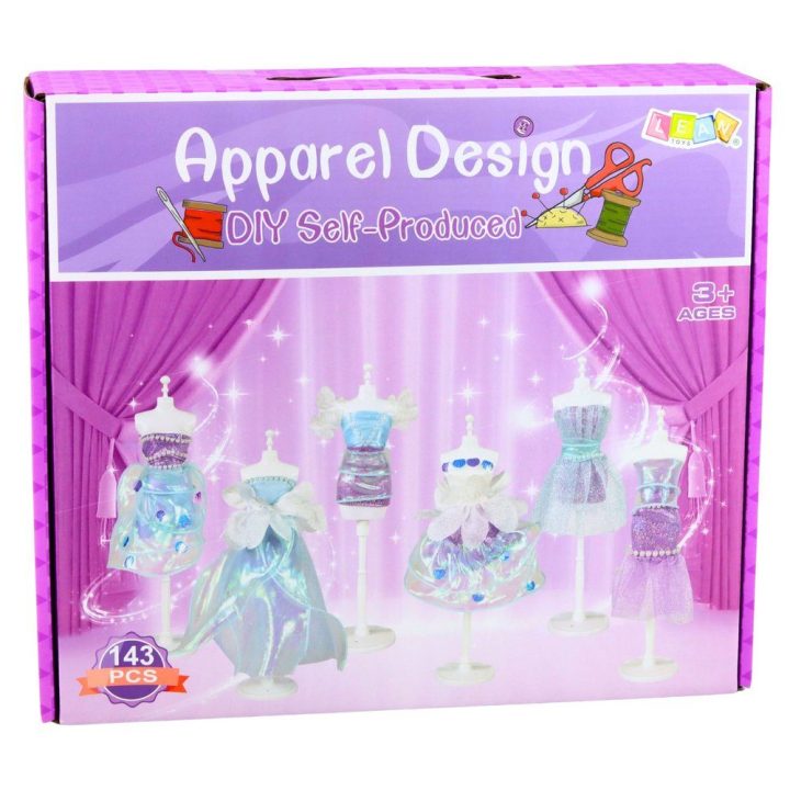 Kūrybinis lėlių aprangos kūrimo rinkinys Little Fashion Designer