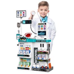Vaikiškas gydytojo rinkinys su medicininiu stalu
