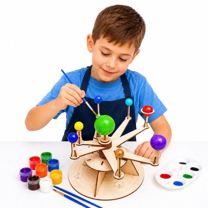 Medinis Saulės sistemos edukacinis rinkinys