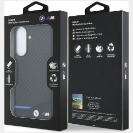 BMW M Carbon juodas dėklas Samsung Galaxy A57 5G telefonui