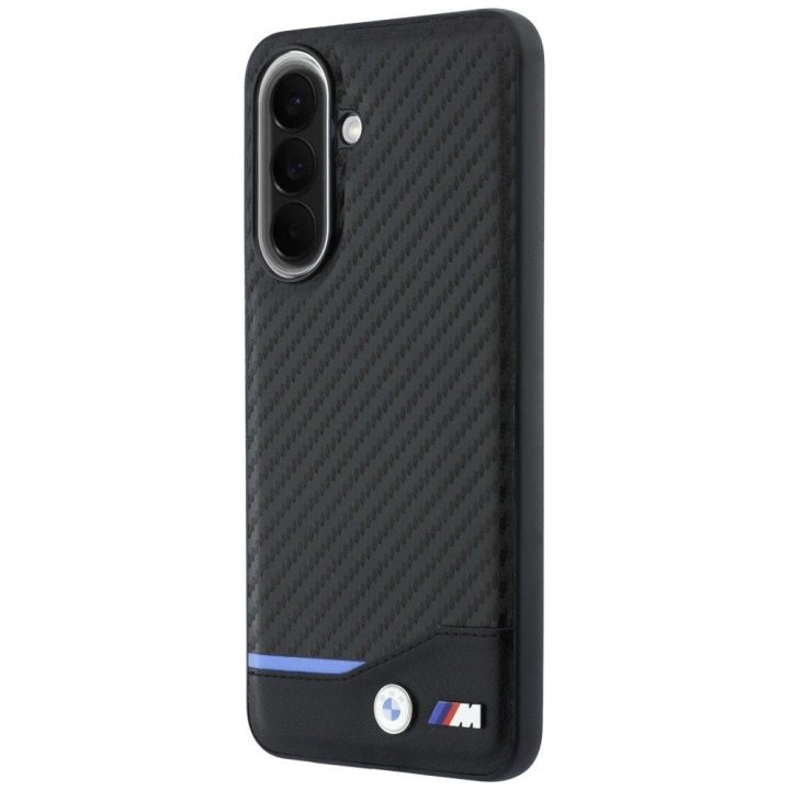 BMW M Carbon juodas dėklas Samsung Galaxy A57 5G telefonui