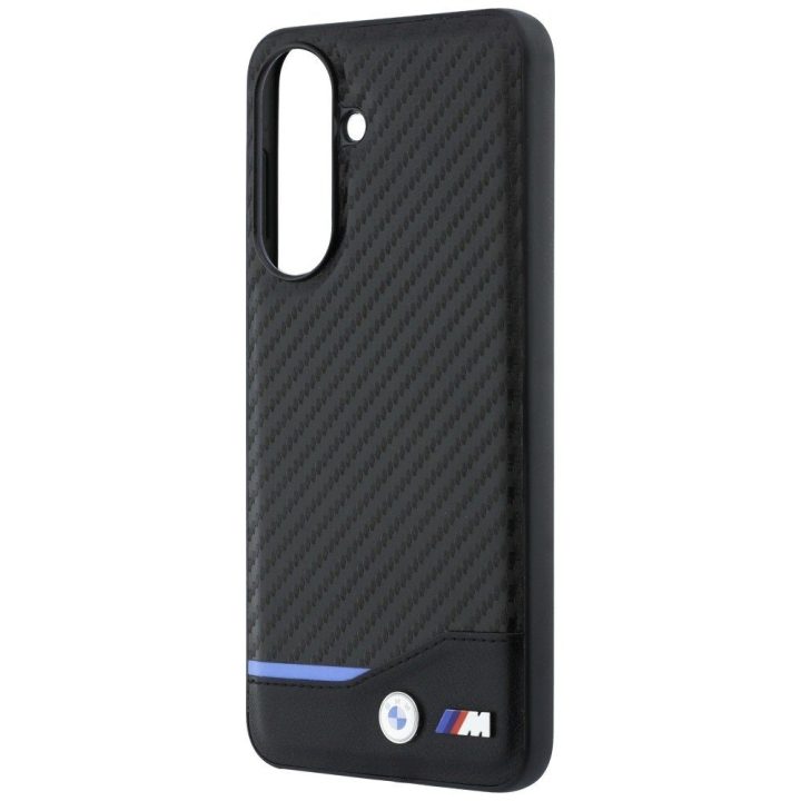 BMW M Carbon juodas dėklas Samsung Galaxy A57 5G telefonui