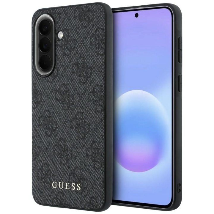 Juodas Guess 4G Classic dėklas Samsung Galaxy A37 5G telefonui