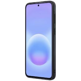 Rudas „Guess“ kietas dėklas „Leather 4G Metal Logo“ Samsung Galaxy A37 5G telefonui