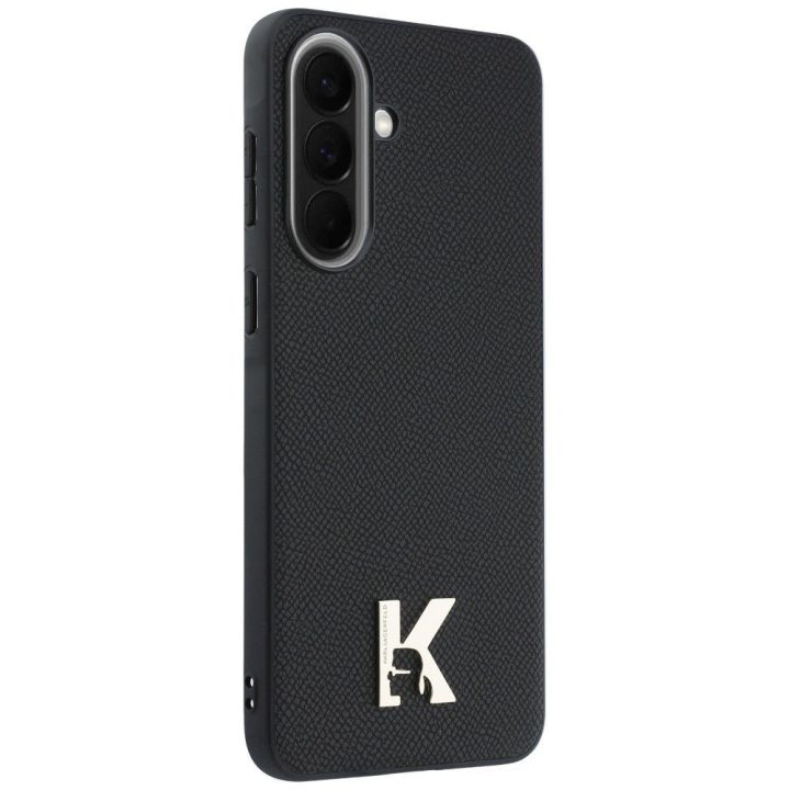 Karl Lagerfeld Karl Head Logo dėklas Samsung Galaxy A57 5G telefonui, juodas