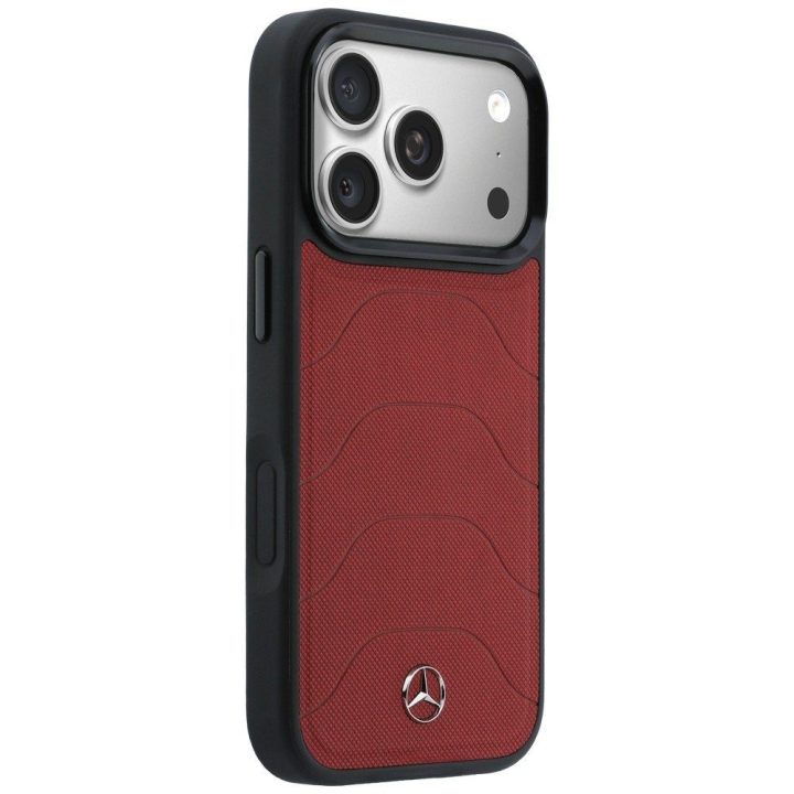 Raudonas dėklas Mercedes-Benz iPhone 17 Pro