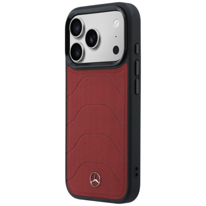 Raudonas dėklas Mercedes-Benz iPhone 17 Pro