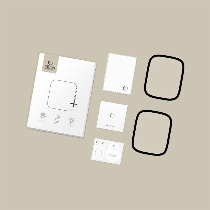 Hibridinis apsauginis stiklas Xiaomi Redmi Watch 6, 2 vnt., juodas