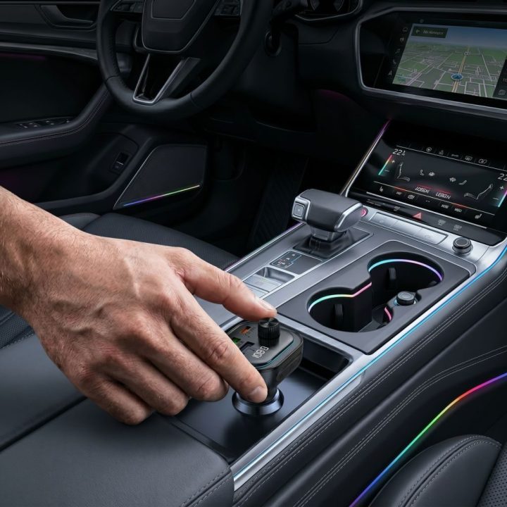 Automobilinis įkroviklis Tech-Protect CC07 su FM Bluetooth siųstuvu
