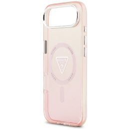 Guess dėklas iPhone Air su MagSafe, rožinis