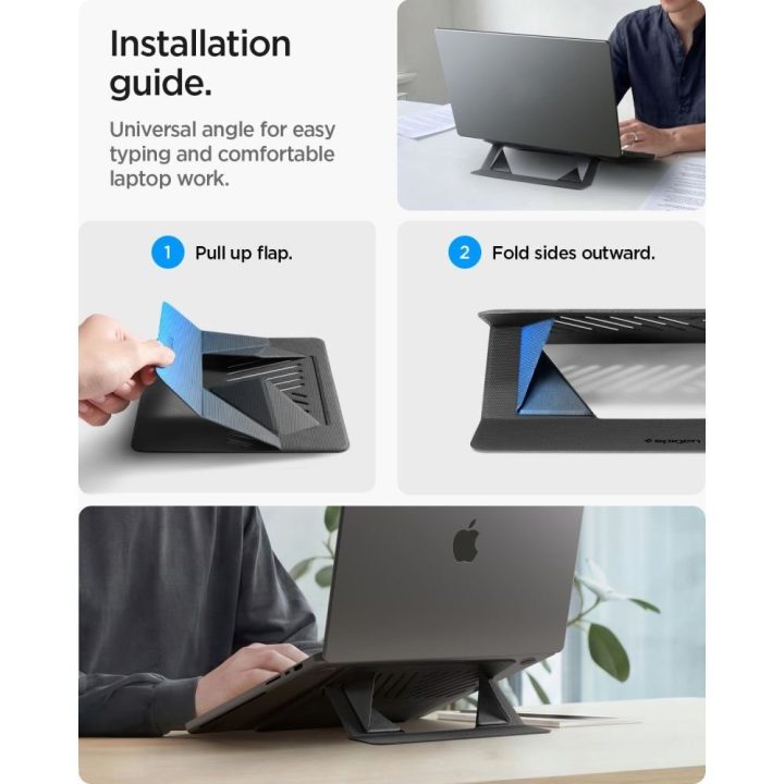 Nešiojamojo kompiuterio stovas Spigen SlimFold