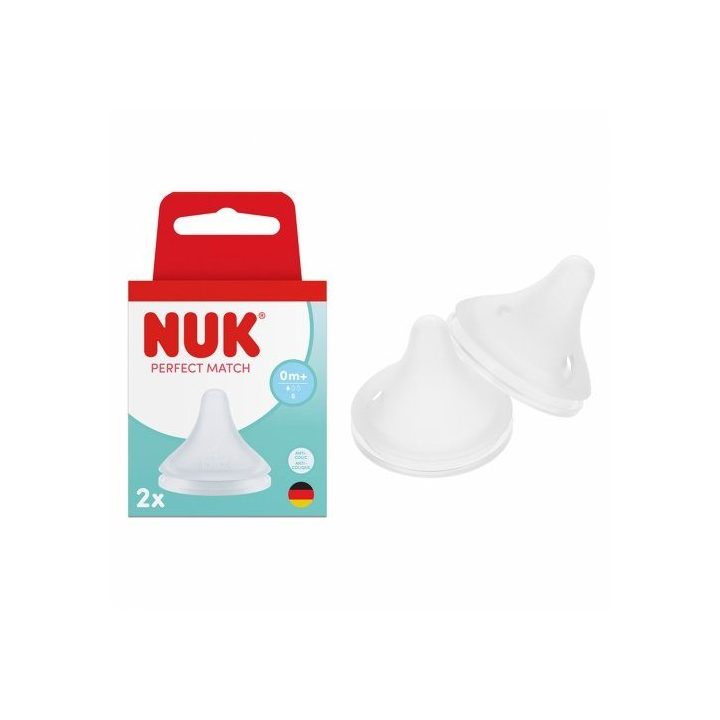 Silikoninis buteliuko žindukas NUK S, 2 vnt.
