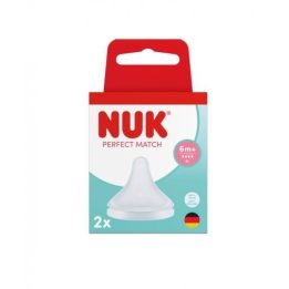 NUK M silikoniniai buteliuko žindukai, 2 vnt.