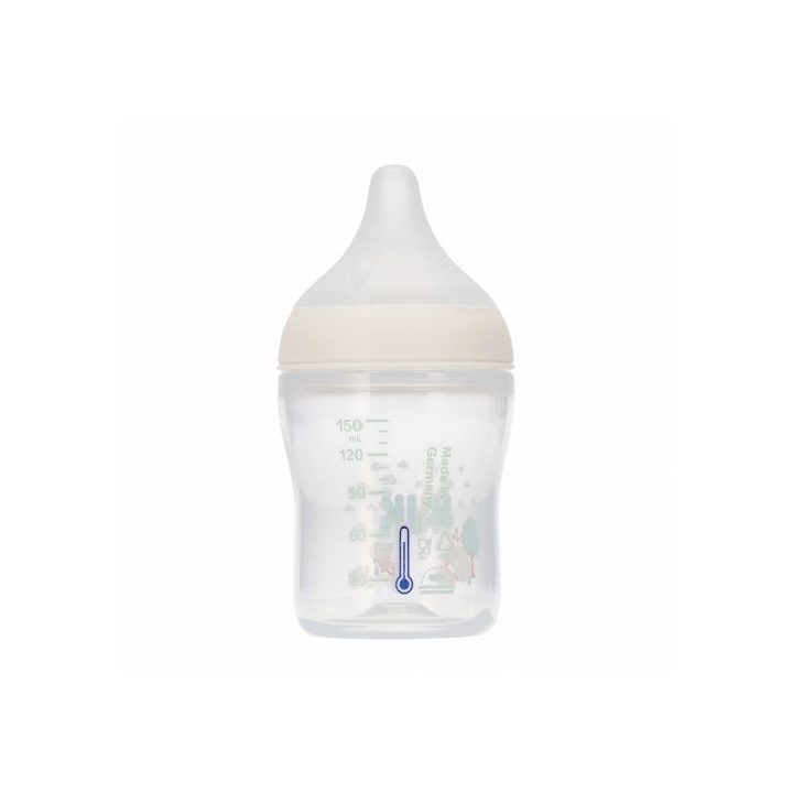 150 ml kūdikių buteliukas NUK Perfect Match su silikoniniu čiulptuku, avytės motyvu