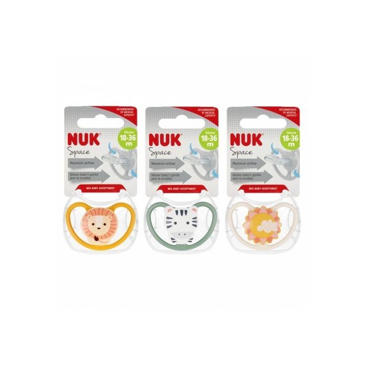 NUK čiulptukas SPACE 18–36 mėn.