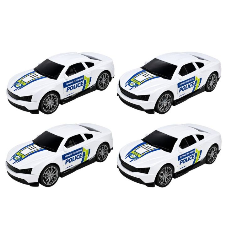Policijos transporteris su automobiliais ir šviesos bei garso efektais