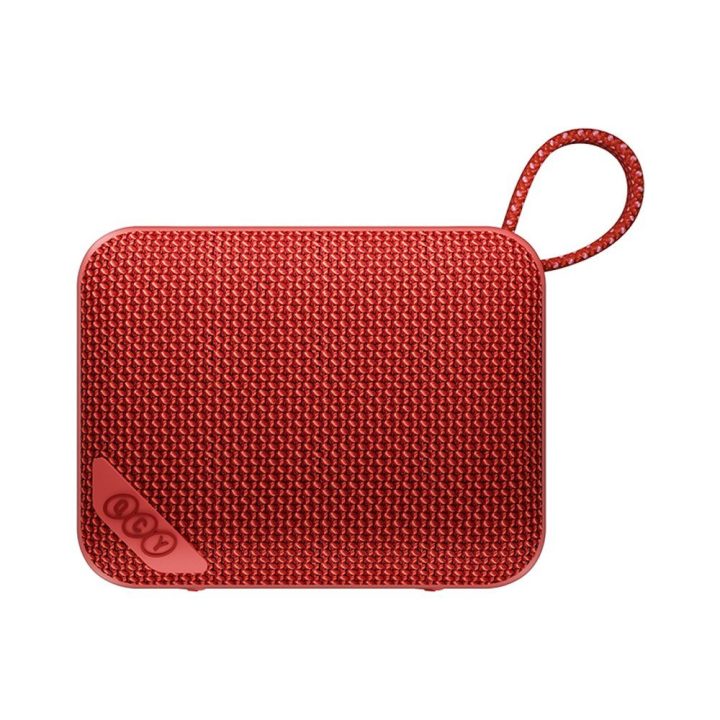 QCY SP2 Bluetooth garsiakalbis su RGB apšvietimu ir stereo režimu, raudonas