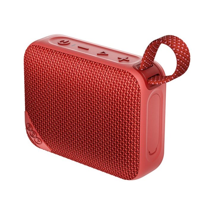 QCY SP2 Bluetooth garsiakalbis su RGB apšvietimu ir stereo režimu, raudonas