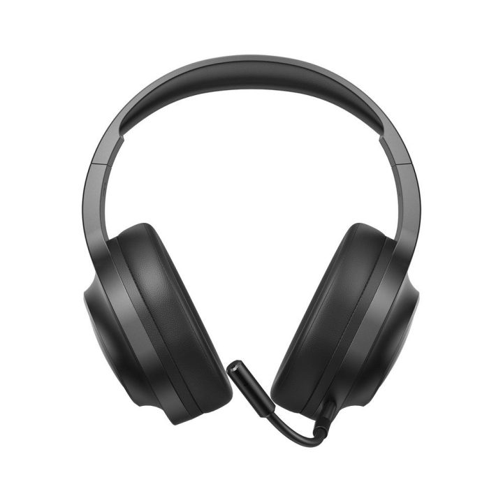 QCY V200 Pro laidinės žaidimų ausinės su 7.1 garsu ir nuimamu mikrofonu, juodos