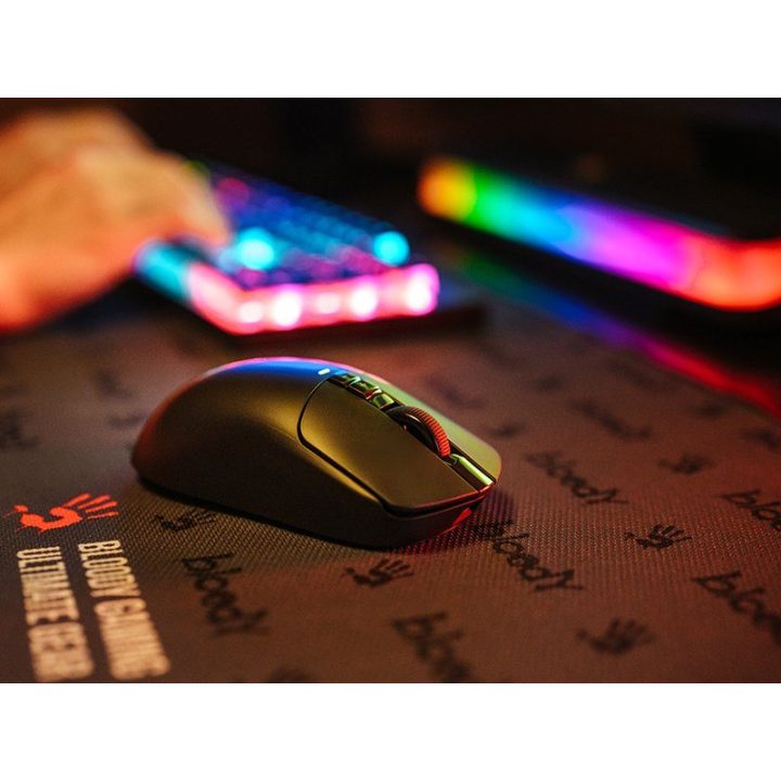 Juoda belaidė žaidimų pelė Bloody R72 Ultra