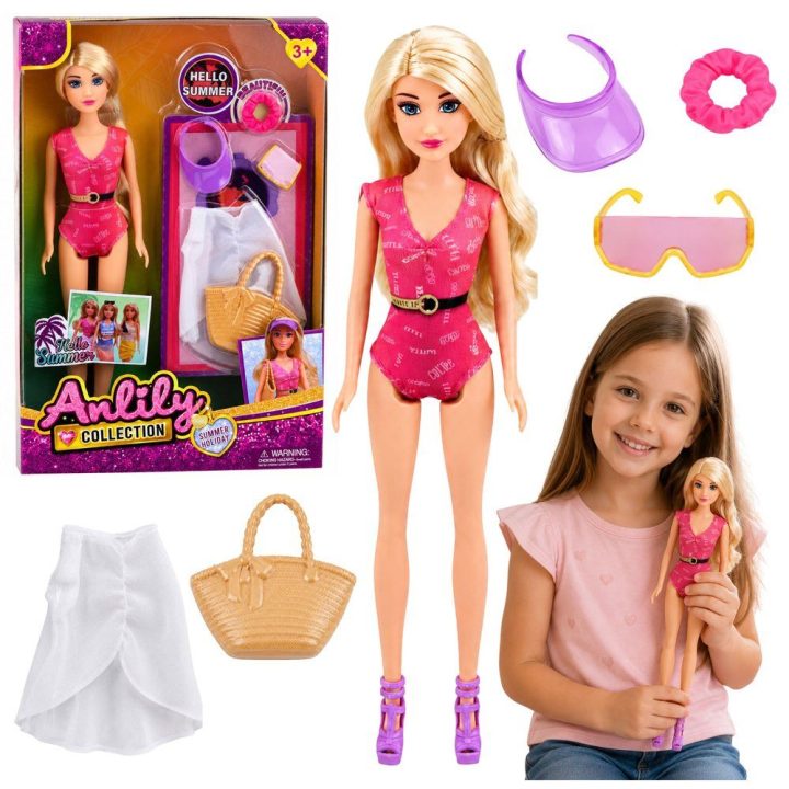 Lėlė su aksesuarais Anlily Beach Girl