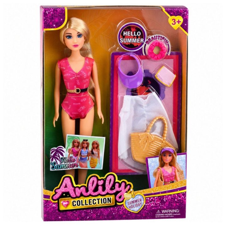 Lėlė su aksesuarais Anlily Beach Girl