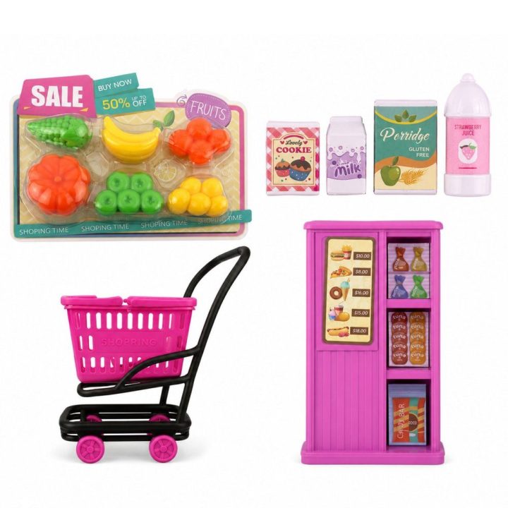 Lėlių rinkinys su aksesuarais Anlily Family Supermarket